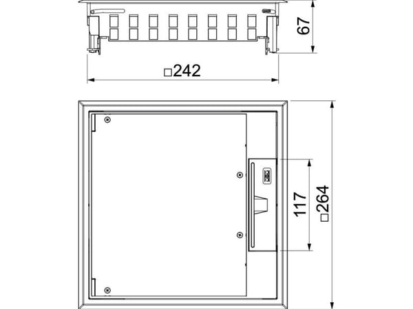 Laiteyksikkö GES9-3B U 7011 für Universalmontage (7405077)