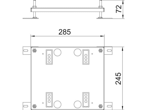 OBO Bettermann Korkeuden jatke HE60 UDHome9 UDHome9:lle 245x256x15 (7427444)