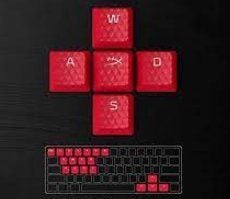HyperX 519T6AA#ABA, Näppäimen hattu, Kumi, Punainen
