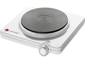 Concept VE3015, Hvit, Benkeplate, Innebygde kokeplater, Emaljert stål, 1 zone(s), 1 zone(s)