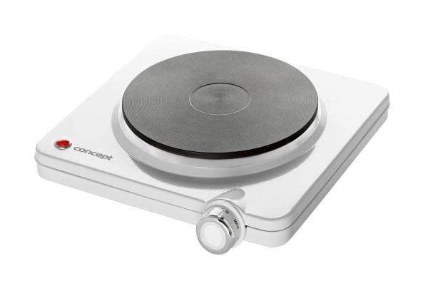 Concept VE3015, Hvit, Benkeplate, Innebygde kokeplater, Emaljert stål, 1 zone(s), 1 zone(s)