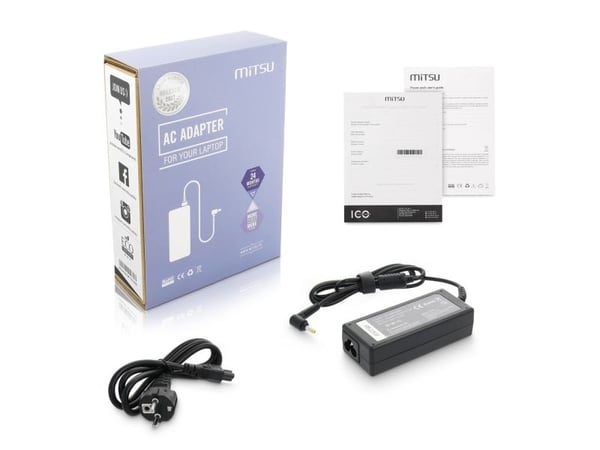 Mitsu lader / strømforsyning 20V 2A (5.5x2.5) - for msi, medion, lenovo osv.