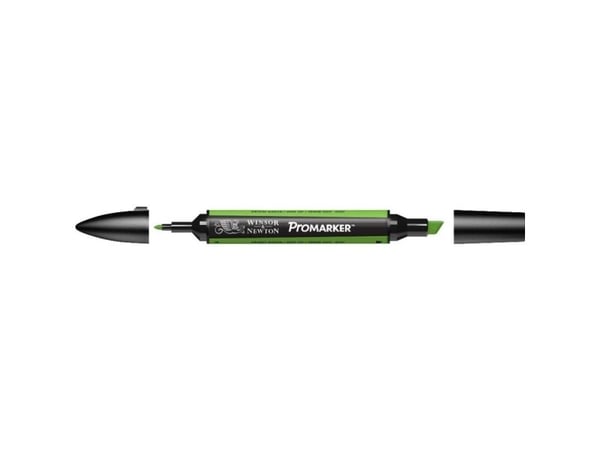 Winsor & Newton 0203069, Grønn, Flerfarget, Bright Green, Fin/medium, Meisel-/kulespiss, Rund