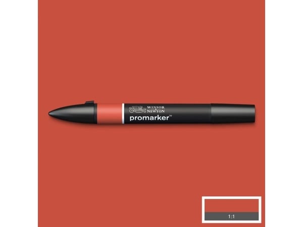 Winsor & Newton 0203092, Oransje, Flerfarget, Burnt Orange, Fin/medium, Meisel-/kulespiss, Rund