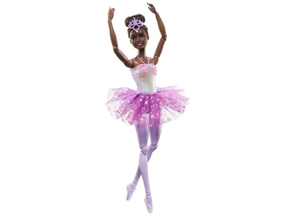 Barbie Mattel ballettdanser med magiske lys brunette HLC26
