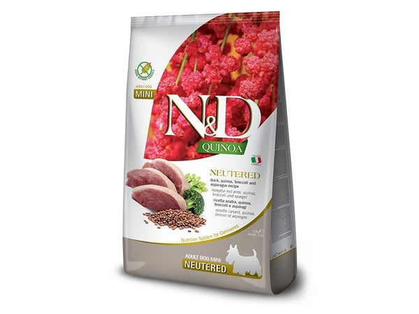 Farmina Pet Food N&D Quinoa, Aikuinen, Pieni (5 - 10 kg), Ankka, 2,5 kg