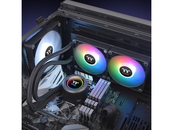 Thermaltake TH240 ARGB Sync V2 - Væskekjølesystem for prosessor - Radiatorstørrelse: 240 mm - (for: LGA1156, AM2, AM2+, AM3, LGA1155, AM3+, LGA1150...
