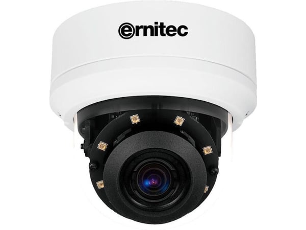 Ernitec 0070-05362IR, IP-sikkerhetskamera, Koblet med ledninger (ikke trådløs), Hvit, 2.7 - 12 mm, 1 kg, 1,2 kg
