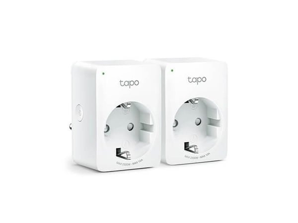 Tapo P100 - Smartplugg - trådløs - 802.11b/g/n, Bluetooth 4.2 - 2.4 Ghz (en pakke 2)
