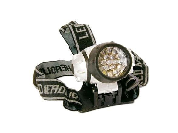 Arcas - Hodelykt - LED - 4-modus - sølv