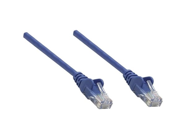 Intellinet 739931, 0,25 m, Cat6, U/UTP (UTP), RJ-45, RJ-45, Blå