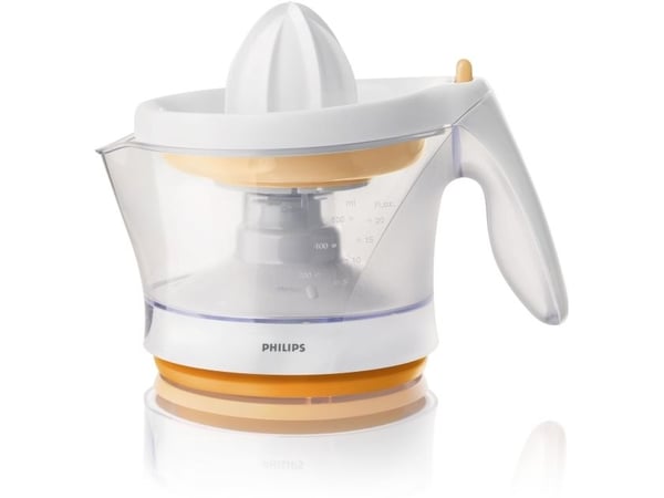 Philips HR2744 - Sitruspresse - 0.6 liter - 25 W - lysehvitt med blå toner