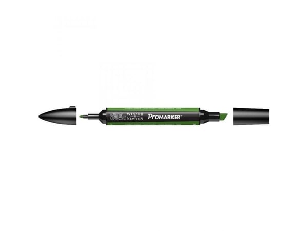 Winsor & Newton 0203068, Grønn, Flerfarget, Forest Green, Fin/medium, Meisel-/kulespiss, Rund