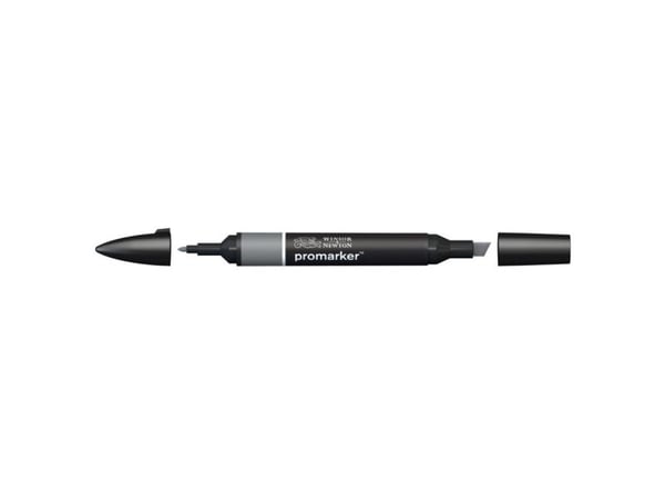 Winsor & Newton 0203158, Grå, Flerfarget, Cool Grey 4, Fin/medium, Meisel-/kulespiss, Rund
