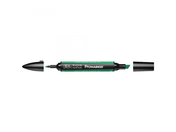 Winsor & Newton 0203235, Grønn, Flerfarget, Emerald, Fin/medium, Meisel-/kulespiss, Rund