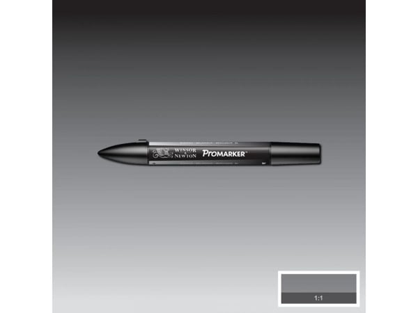 Winsor & Newton 0203339, 1 stykker, Meisel tupp, Sort, Rund, Alkoholbasert blekk