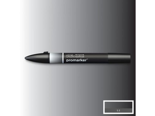 Winsor & Newton 0203339, 1 stykker, Meisel tupp, Sort, Rund, Alkoholbasert blekk