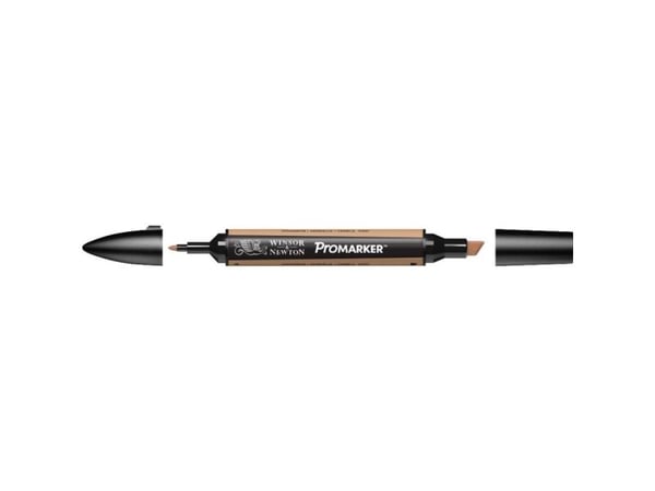 Winsor & Newton 0203199, Brun, Flerfarget, Cinnamon, Fin/medium, Meisel-/kulespiss, Rund