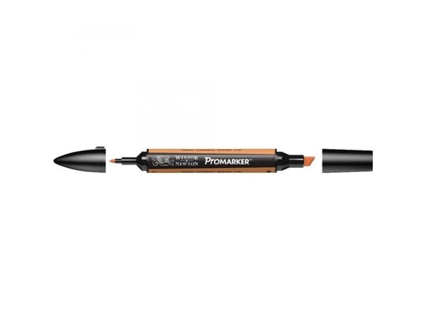 Winsor & Newton 0203287, Oransje, Flerfarget, Ginger, Fin/medium, Meisel-/kulespiss, Rund