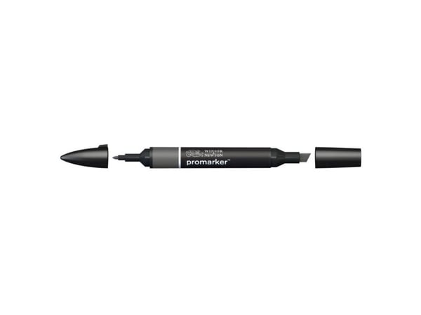 Winsor & Newton 0203157, Grå, Flerfarget, Cool Grey 5, Fin/medium, Meisel-/kulespiss, Rund