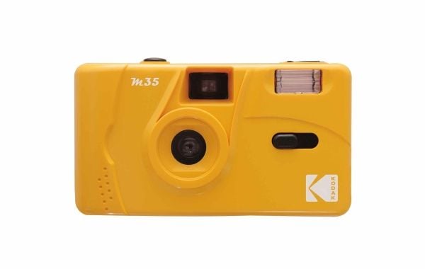 Kodak M35 - Pek og trykk-kamera - 35mm - linse: 31 mm gul