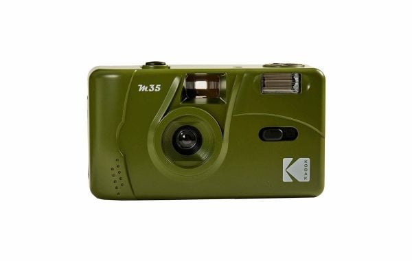 Kodak M35 - Titta-och-tryck-kamera - 35 mm - objektiv: 31 mm olivgrön