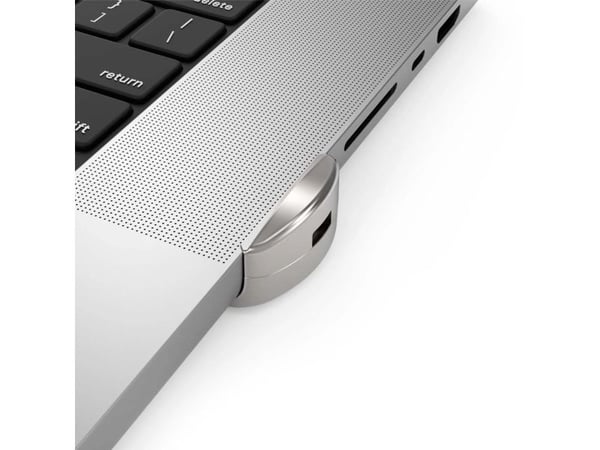 Compulocks Ledge Lock Adapter for MacBook Air 13" M2-M4 Silver - Sikkerhetssporlåsadapter - for Apple MacBook Air M2