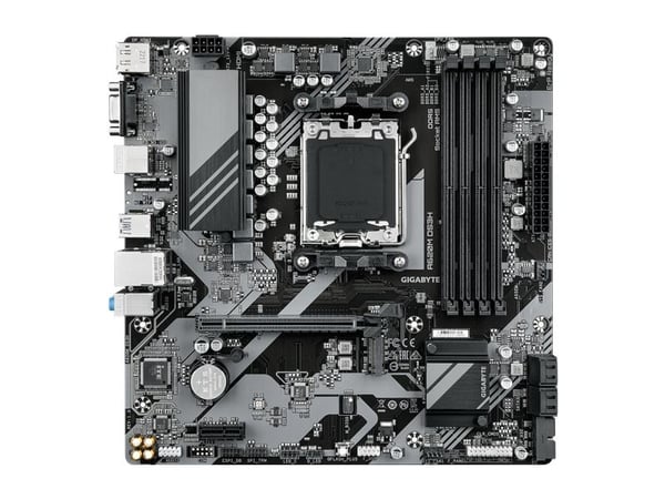 Gigabyte A620M DS3H - 1.0 - hovedkort - micro ATX - Socket AM5 - AMD A620 Chipset - USB 3.2 Gen 1, USB-C 3.2 Gen 1 - Gigabit LAN - innbygd grafikk ...