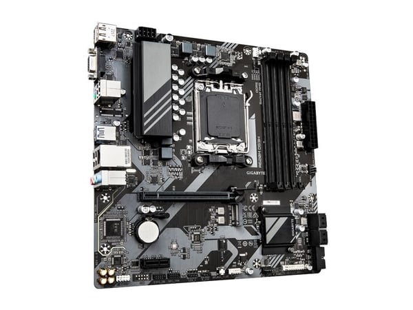 Gigabyte A620M DS3H - 1.0 - hovedkort - micro ATX - Socket AM5 - AMD A620 Chipset - USB 3.2 Gen 1, USB-C 3.2 Gen 1 - Gigabit LAN - innbygd grafikk ...