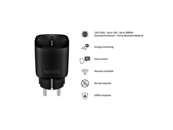 Smart Socket (EU), Promo Pack 2+1, Black