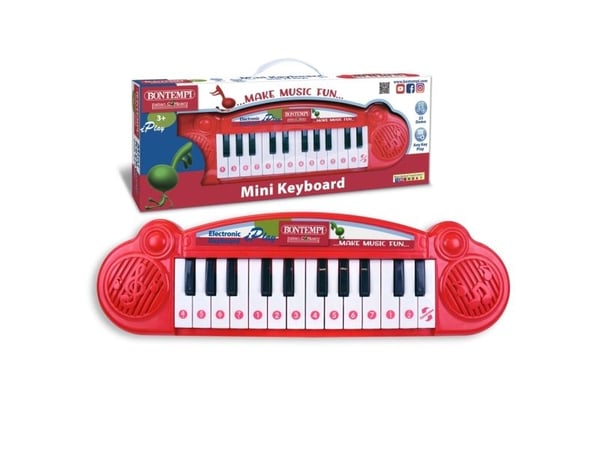 Bontempi 12 2407, Musikalsk instrument til lek og moro, 3 år, AA, 160 g, Rød