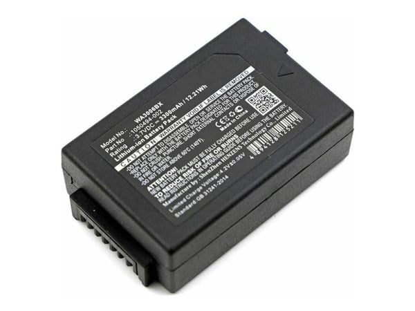 CoreParts - Håndholdt batteri (tilsvarer: Teklogix WORKABOUT PRO G3, Teklogix WORKABOUT PRO G4) - litiumion - 3300 mAh - 12 Wh - svart - for Zebra ...