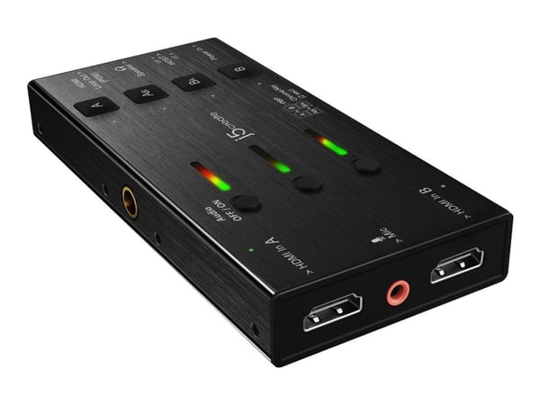 j5create JVA06-N - Videokaappaussovitin - USB-C 3.0 - musta