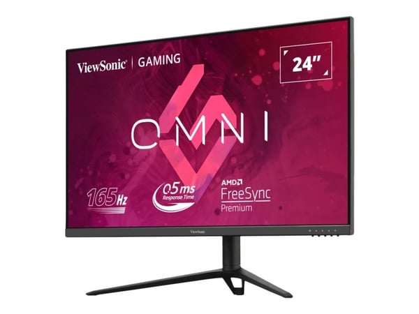ViewSonic VX2428J - LED-skjerm - gaming - 24" (23.8" synlig) - 1920 x 1080 Full HD (1080p) @ 165 Hz - IPS - 250 cd/m² - HDR10 - 0.5 ms - HDMI, Disp...