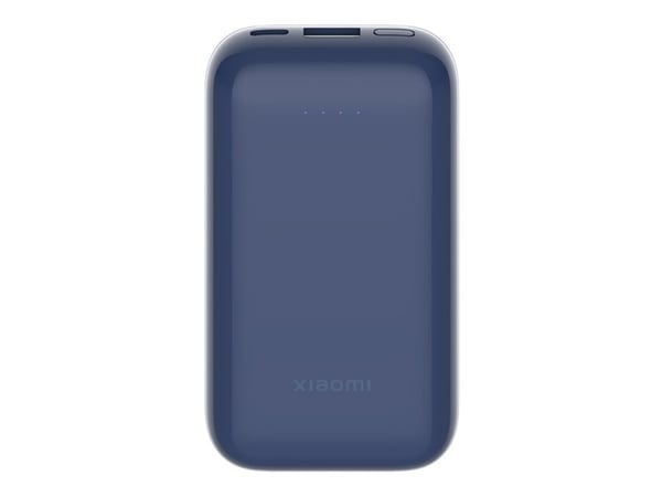 Xiaomi PB1030ZM - Pocket Edition Pro - strømbank - 10000 mAh - 36 Wh - 33 watt - 3 A - Fast Charge - 2 utgangskontakter (USB, USB-C) - blå