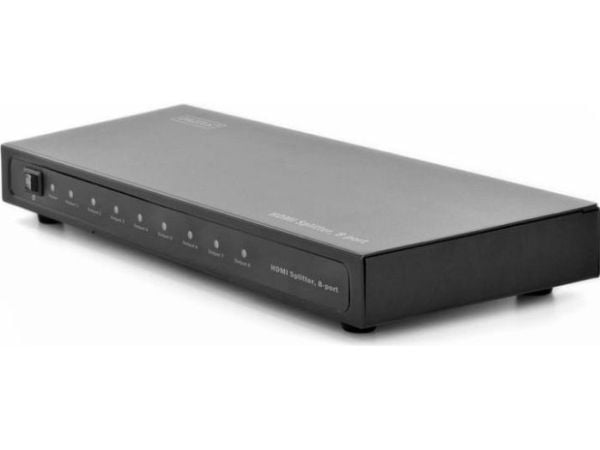 DIGITUS Professional DS-43302 - Video/lyd-splitter - 8 x HDMI - stasjonær