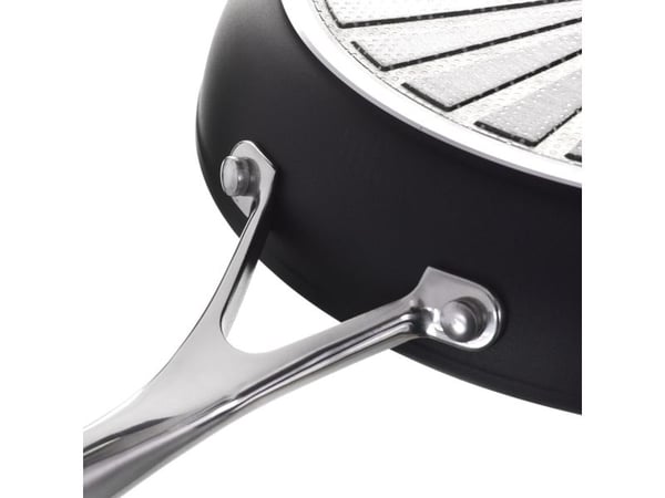 BALLARINI ALBG0L0.20U, Rund, All-bruk panne, Sort, Rustfritt stål, Aluminium, Gass, Induksjon, Rustfritt stål