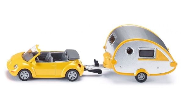 Siku Car With Trailer Caravan