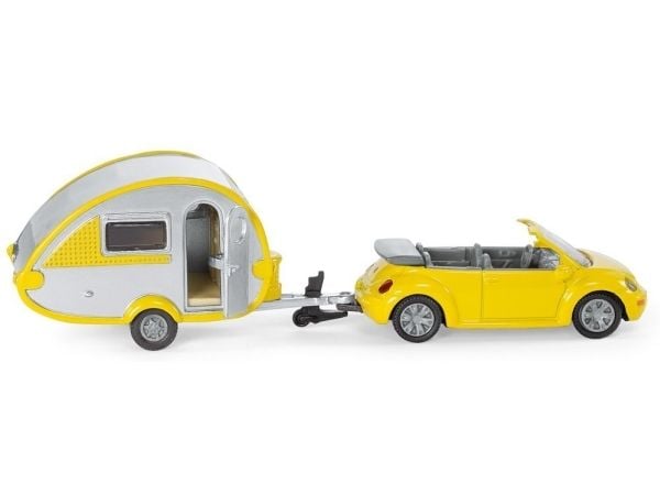Siku Car With Trailer Caravan