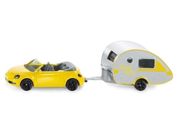 Siku Car With Trailer Caravan