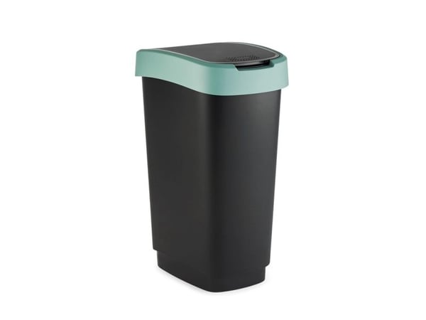 Rotho Swing Bin 10L Twist Green