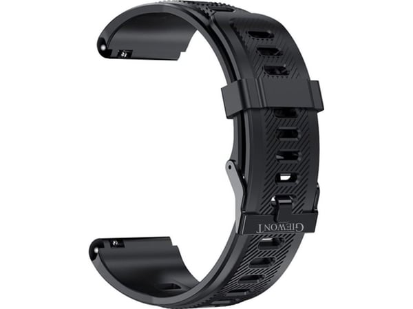 Kvartsrem for Smartwatch Giewont GW430 Silikon SVART GWP430-1