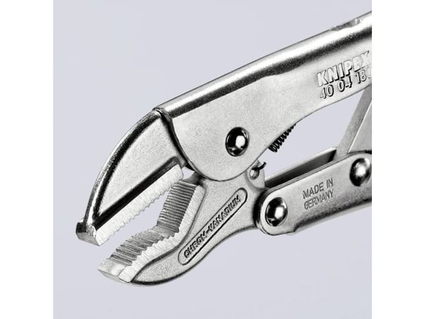 Knipex 40 04 180, Låstång, 3,5 cm, 3,2 cm, Kromvanadinstål, Stål, Silver
