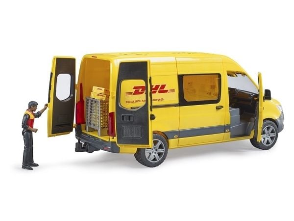 Bruder Mercedes-Benz Sprinter DHL with driver toy