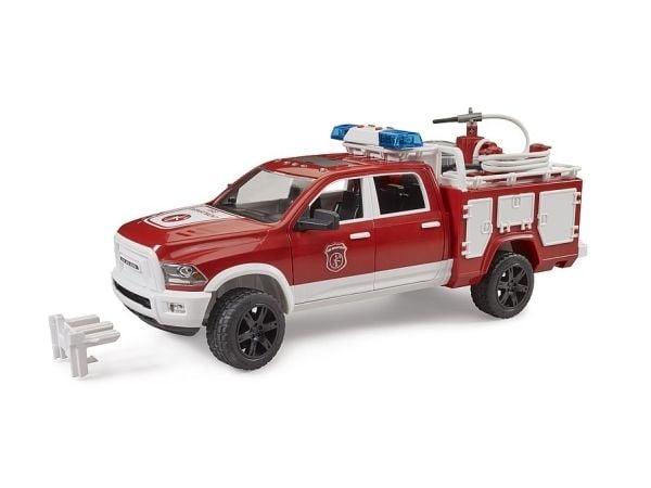 RAM 2500 paloauto, jossa on valo ja ääni, malliajoneuvo