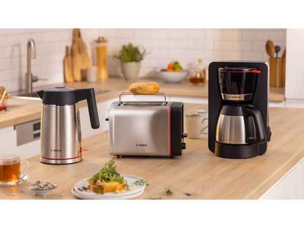 Bosch TKA5M253, Kaffebrygger (drypp), 1,1 l, Malt kaffe, 1000 W, Sort