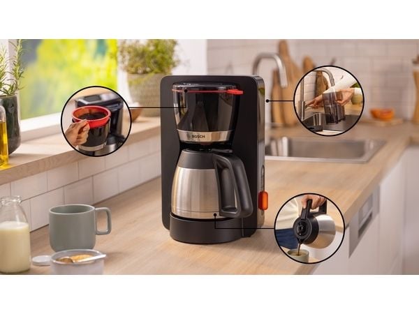 Bosch MyMoment TKA6M273 - Kaffemaskin - 12 kopper - sort