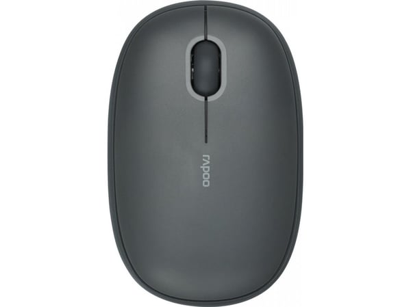 Rapoo M660 Silent grijs draadloze Multi-Mode-Muis, Ambidekstriøs, Optisk, RF trådløs + Bluetooth, 1300 DPI, Grå
