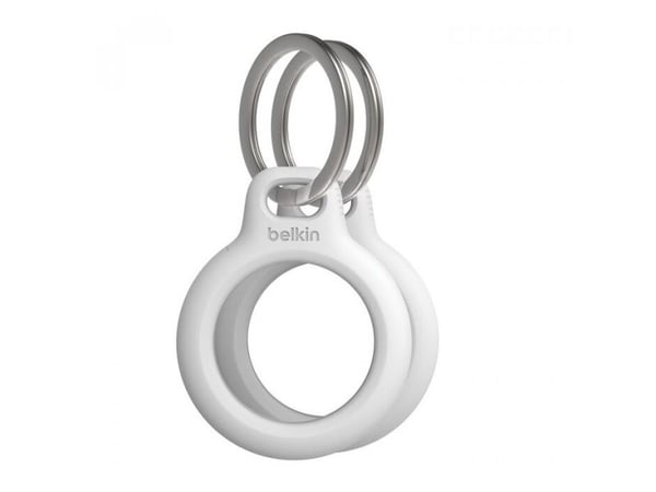 Belkin Secure Holder, Kotelo, musta, Valkoinen, Apple, Naarmuuntumisenkestävä, AirTag, 2 kpl