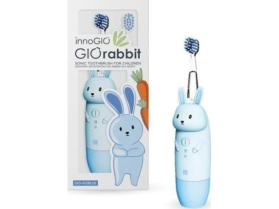 InnoGio GIORABBIT Blå tandborste